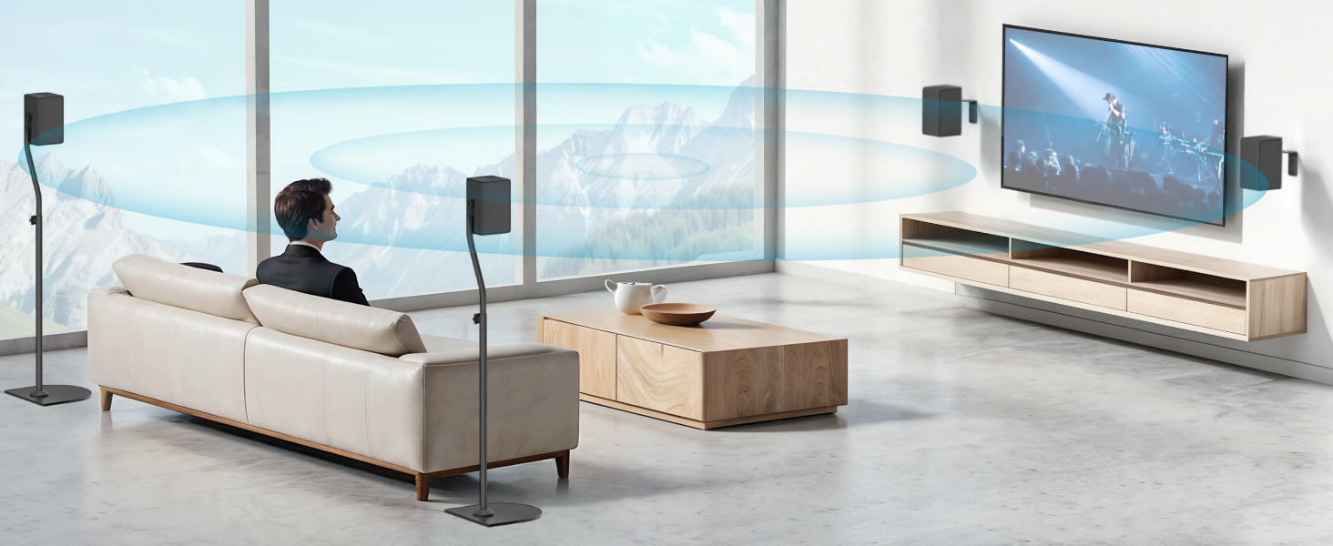 Speaker Stands Pair for Vizio Speaker