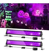 T-SUN 40W LED Black Light Bar, Blacklight Bars with Plug and Switch Light Up 22x22ft Area Strip L...