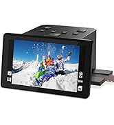 Digital Film &amp; Slide Scanner with 5 Inch LCD Screen, Converts Color &amp; B&amp;W 135/110/126 KPK Negativ...