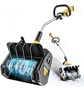DIYtoolifz 13.2" Cordless Snow Shovel Compatible with Dewalt 20v Battery (Tool Only), 40V Electri...