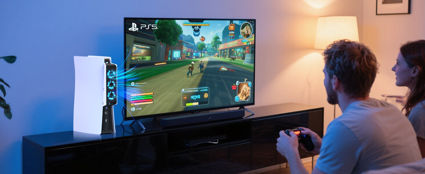 ps5 cooling fan system