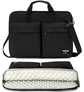 KINGSLONG 17-17.3 inch Slim Laptop Bag, Computer Carrying Case with Shoulder Strap, Notebook Hand...