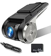 METEESER USB Car DVR Camera Video Recorder, USB Dash Cam, WDR Full HD Dash Camera Car Driving Rec...