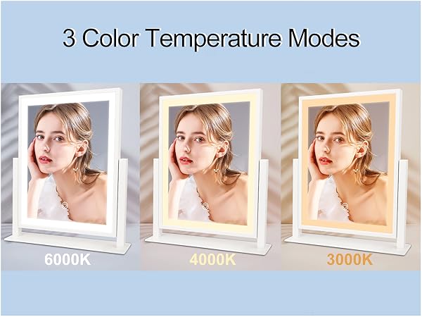  3 colors (3000K/4000K/6000K) 