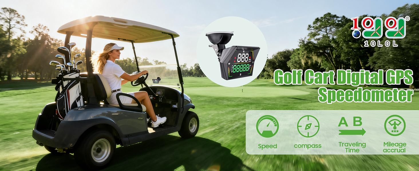 Golf Cart GPS Speedometer
