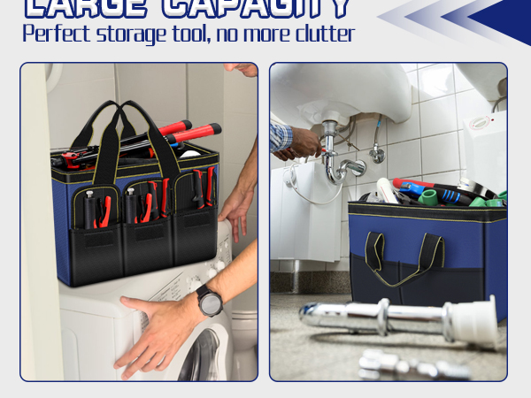 tool bag,tool bag organizer,tool bags for men,tool storage bag,wide mouth tool bag,14 inch tool bag