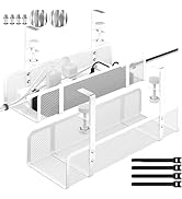 Under Desk Cable Tray - Wire Management Organizer Box, Cord Raceways for Office, Home - No Damage...