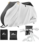 Sportneer Bike Cover: Waterproof Outdoor Bicycle Covers with Lock Hole &amp; Storage Bag - Rain Sun U...