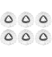 6 Pack EasyWring Spin Mop Refill - Spin Mop Replacement Head Compatible with O-Ceda, Microfiber S...