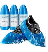 HUADYMEET Shoe Covers Disposable Non Slip For Indoors-200Pack(100 Pairs)-Waterproof Shoes Protect...
