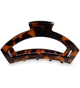 TELETIES - Medium Open Claw Clip - Strong Grip, Bendable Teeth, Cutout Design - For Long, Thin, C...
