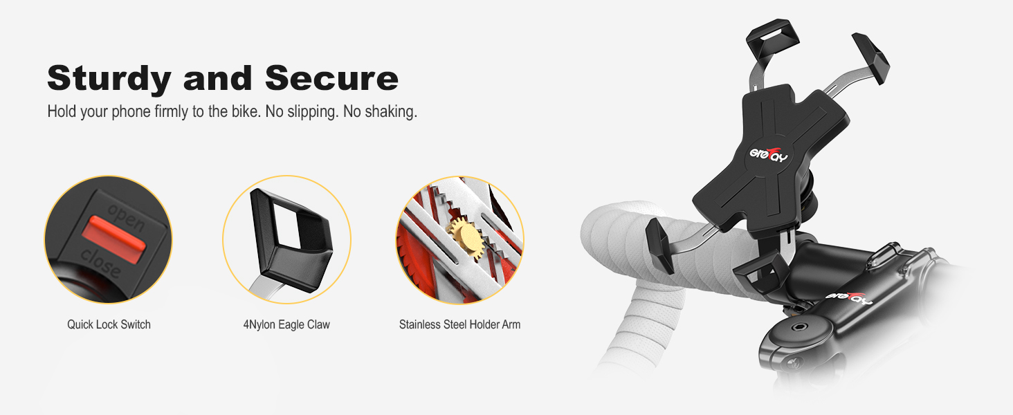 PB04AC Grefay Bike Phone Mount