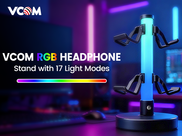  RGB Gaming Headphones Stand