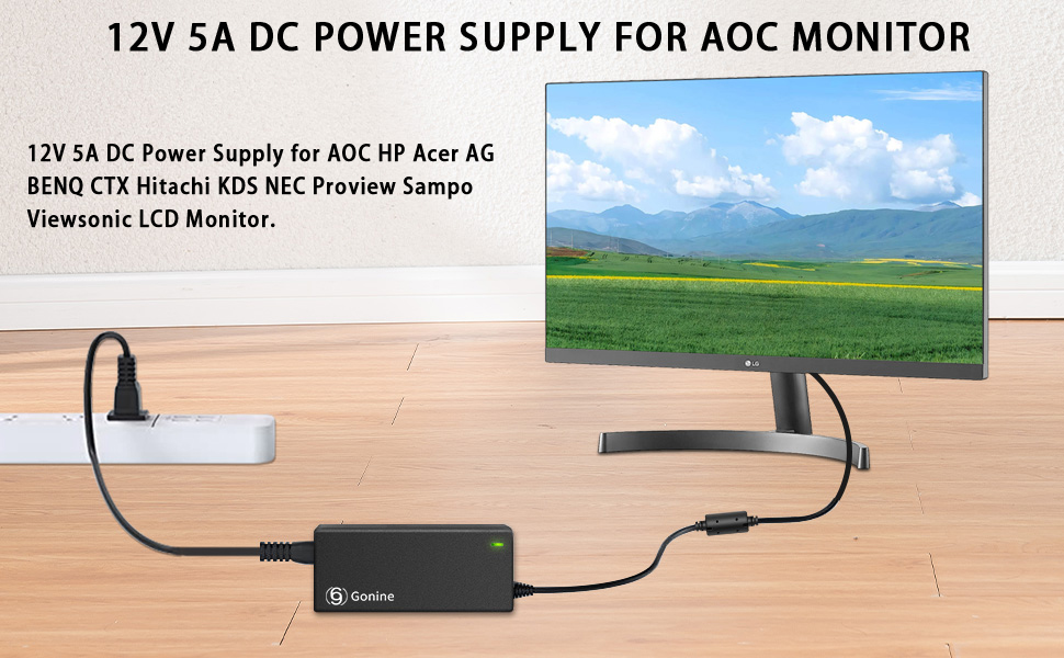 12V 5A Power Supply for LCD Monitor
