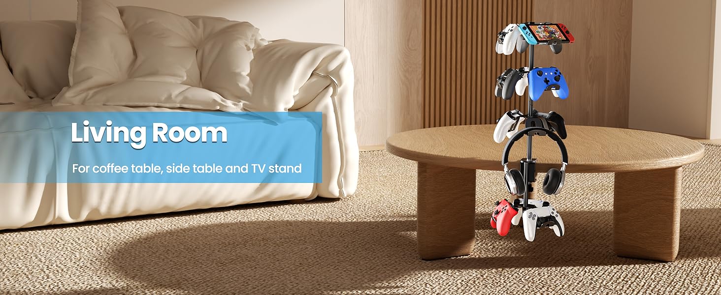 headset and controller stand