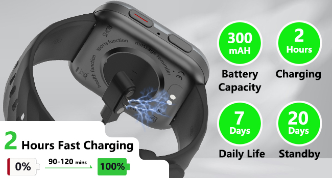 fitbit with long life battery capacity