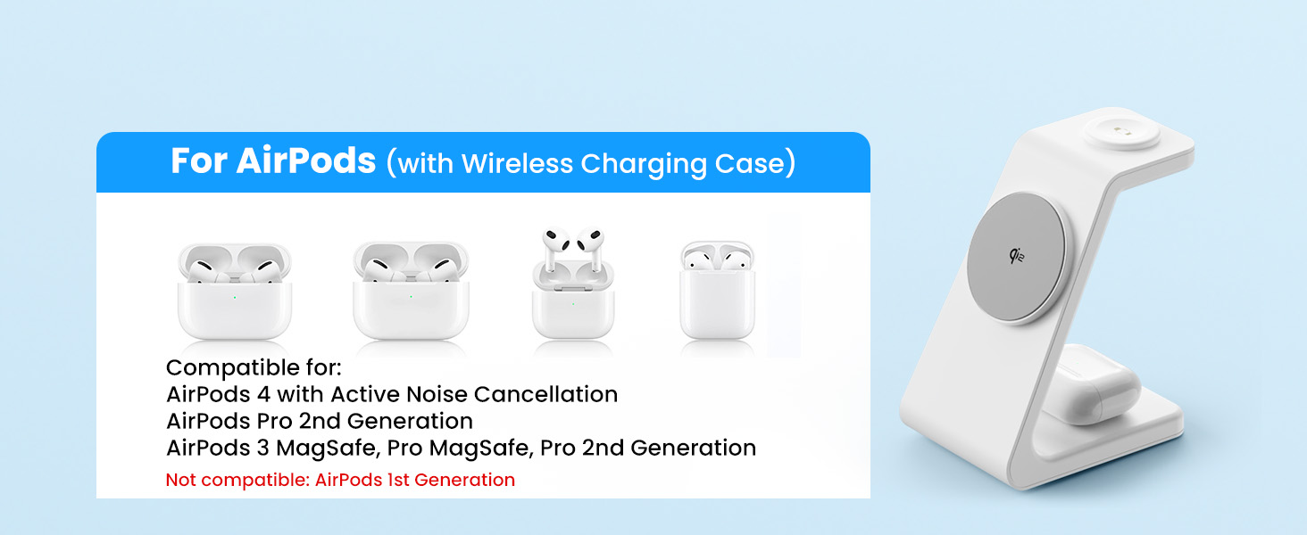 iphone and airpod charging station