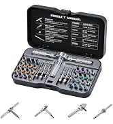 LeCoirrax 40 In 1 Magnetic Screwdriver Set, DIY Ratchet Screwdriver Set with T Detachable Handle,...