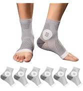 3Pairs Plantar Fasciitis Socks - Neuropathy Socks - Ankle Compression Sleeve - Toeless Compressio...