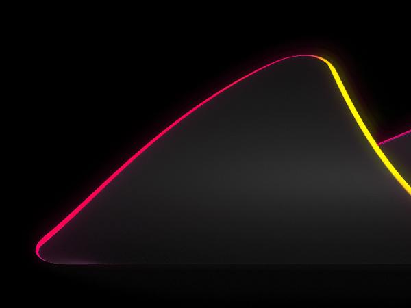 -Underside of a SteelSeries QcK Prism mousepad