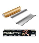 Katbite Aluminum Foil Roll - 12in x 60ft, 60 Sq.Ft, Heavy Duty Non-Stick Roll With Portable Cutter