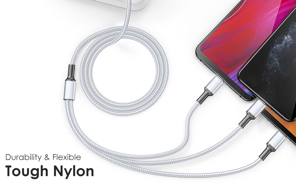 10ft 2Pack Multi Phone Charger Cable