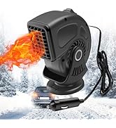 Nauttxon 12V Car Heater- 2 in 1 Heating & Cooling Fast Heating Defrost Defogger- Portable Car Hea...