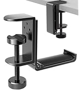 APPHOME Foldable Headphone Stand Hanger Holder, Space-Saving Aluminum Soundbar Stand with Univers...