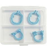 4-Piece Dental Rubber Dam Clamps Set, Hard Resin Material, Includes Anterior and Posterior Rubber...