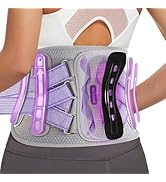 Fit Geno Back Brace for Lower Back Pain Women: Adjustable Lumbar Support Brace for Pain Relief - ...