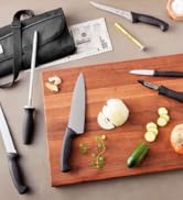 Mercer Culinary Partners in Education 13-Piece Millennia Culinary School Kit,Black