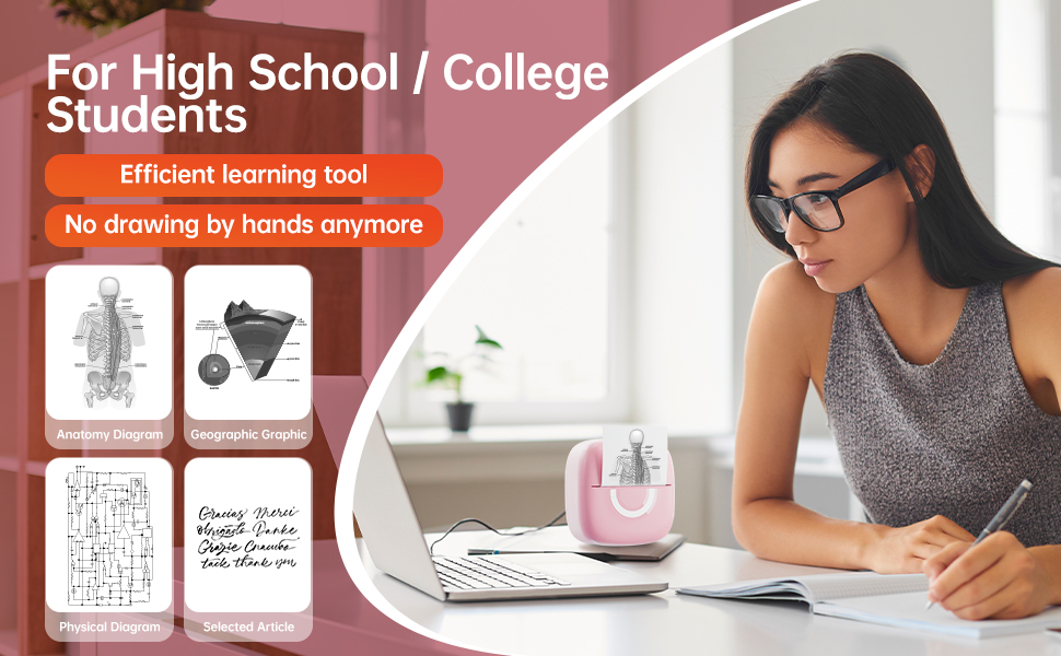 Mini sticker printer