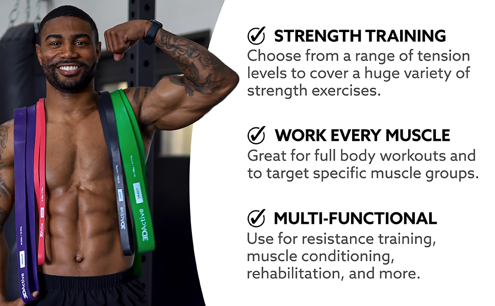 Strength training, work every muscle group, multi-functional.