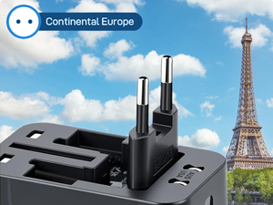 European travel adapter