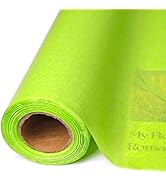LIAPAWPAW Lime Green Tissue Paper Roll for Gift Wrapping, Flower Bouquets &amp; Crafting - 17" x 98 f...