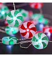 BOHON Candy Decorative Lights LED String Lights Battery Operated 10ft 30LEDs Fairy Lights with Re...