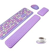 Ergonomic Wrist Rest for Keyboard and Mouse, Computer Keyboard Wrist Rest - Soft Memory Foam Keyb...