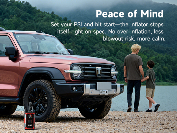 AUTO SHUT OFF TIRE INFLATOR