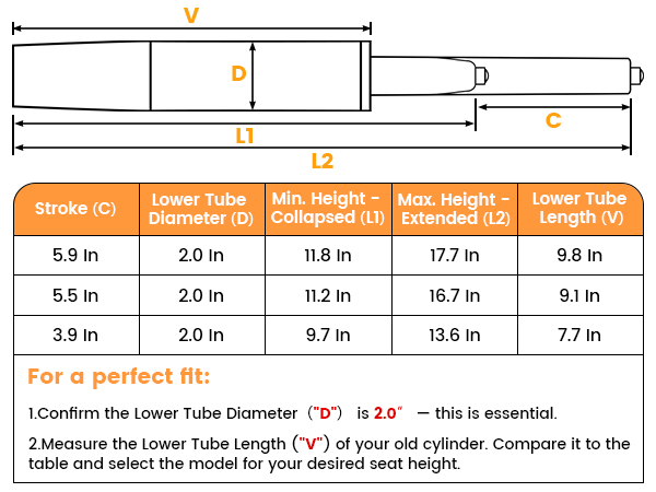 office chair cylinder replacement office chair gas lift cylinder replacement
