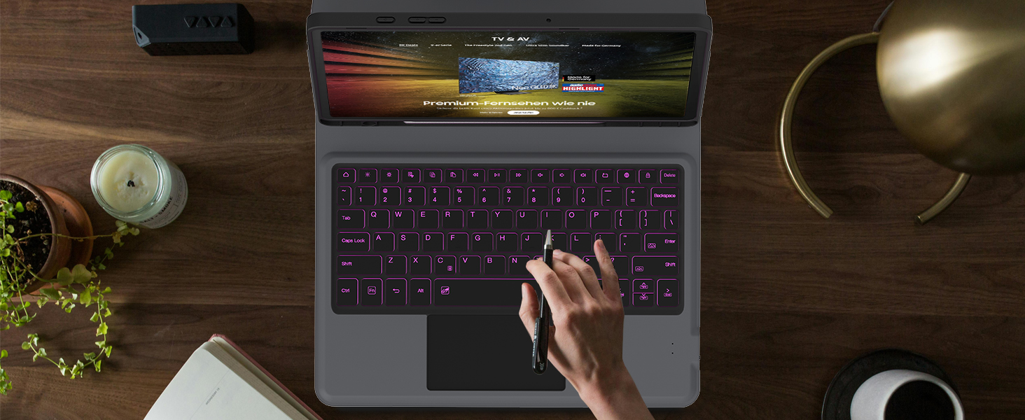 samsung galaxy tab A9+ keyboard case