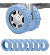 Aorotost 8PCS Luggage Wheel Protector, Silicone Luggage Wheel Covers for 2-2.4" Suitcases Spinner...