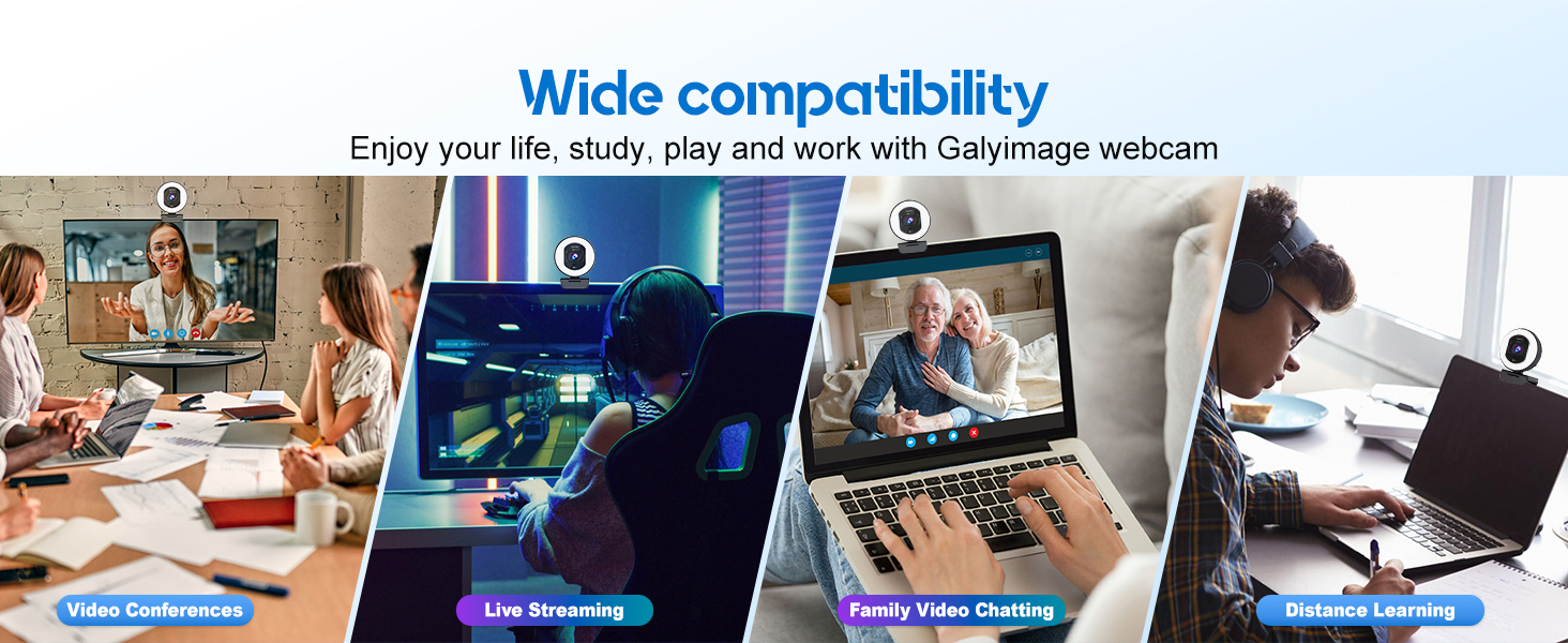 webcam pc web cam 4k computer camera webcams streaming usb light webcam 4k web cam computer