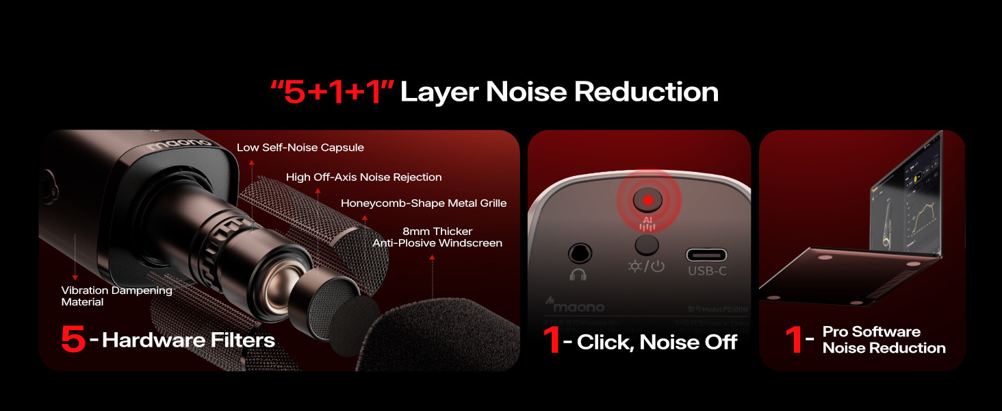 wireless dynamic gaming microphone for pc