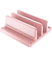 EAXBUX 4 in 1 Vertical Laptop Stand Holder,Adjustable ABS Plastic Desktop Notebook Dock,Vertical ...