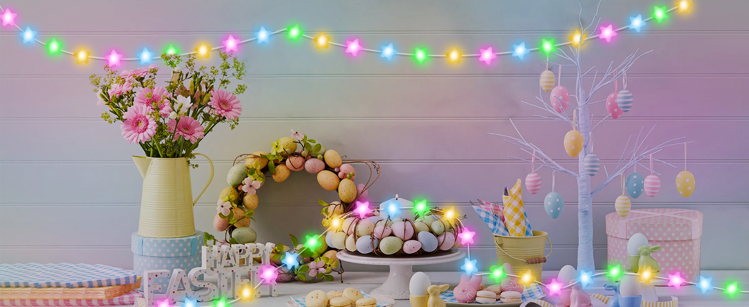 star string lights globe fairy lights smart string lights for bedroom