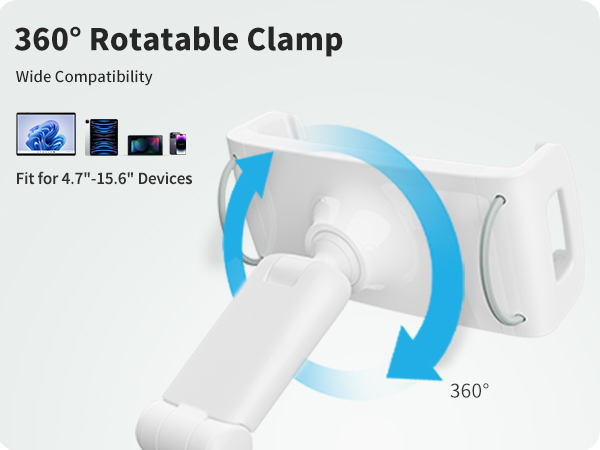 tablet holder for bed