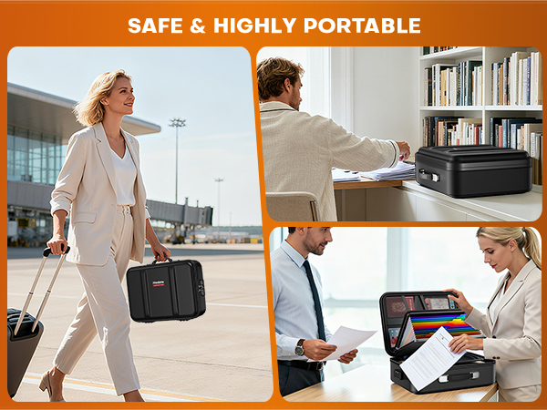 document safe box fireproof waterproof