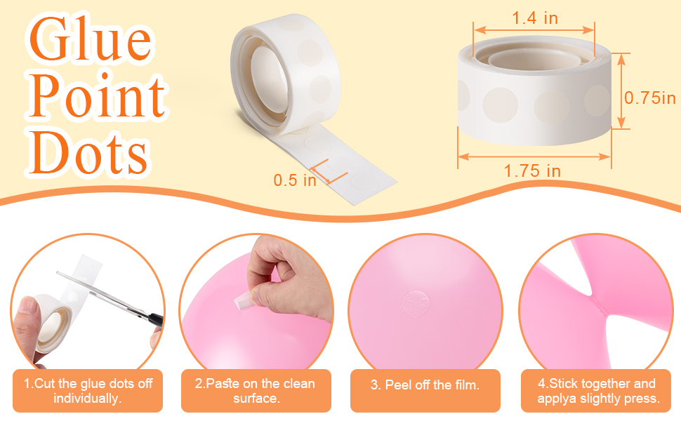 Glue Point Dots Glue Tape Dots Stickers balloon tape balloon glue dots double sided removable sticky