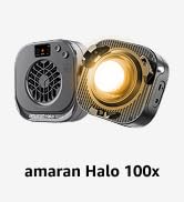 amaran Halo 100x Portable Video Light,100W Bi-Color COB Light CRI 96+, TLCI 97+ APP Control 2,700...