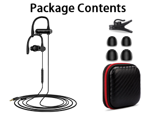 In-Ear Wired Sport Running Earphone Earbuds Over ear Hook Headphone 3.5mm